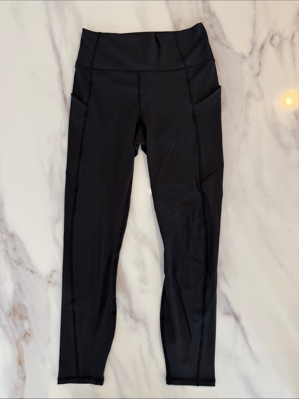 Fabletics PureLuxe Pocket 7/8 Leggings Pants Small Black